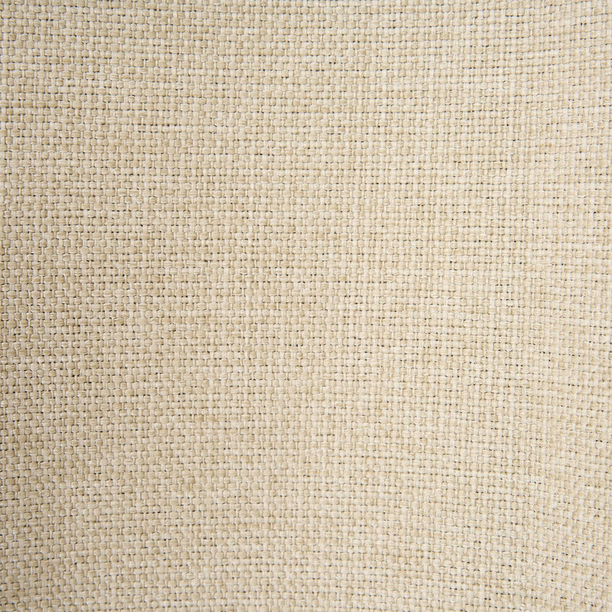 Close-up of the textured woven fabric weave on the Dakota block out curtain in almond