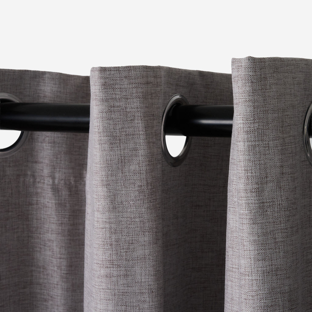 Sinclair 100% Block Out Eyelet Double Woven Curtain