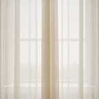 Skye Textured Weave Sheer Eyelet Curtain