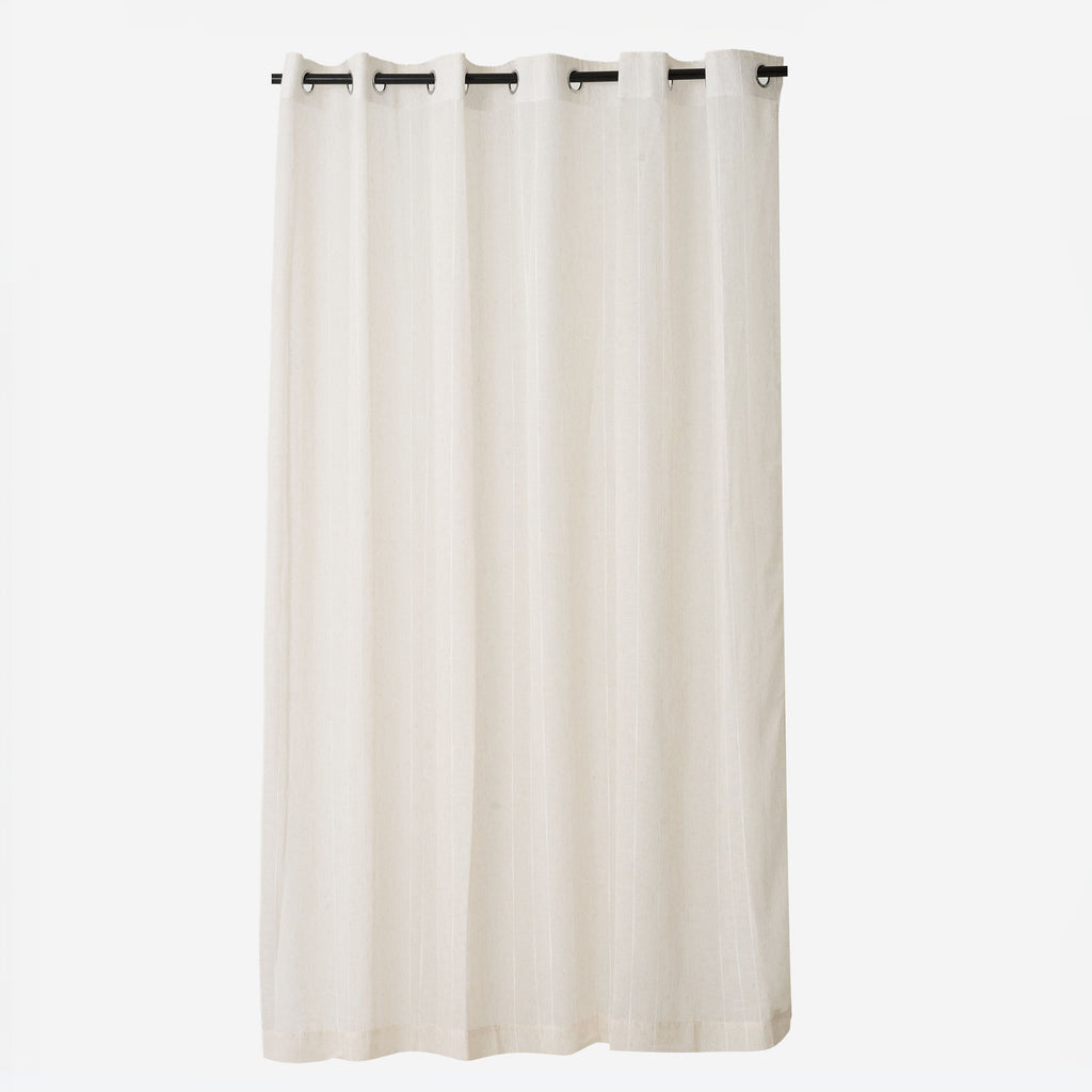 Skye Textured Weave Sheer Eyelet Curtain