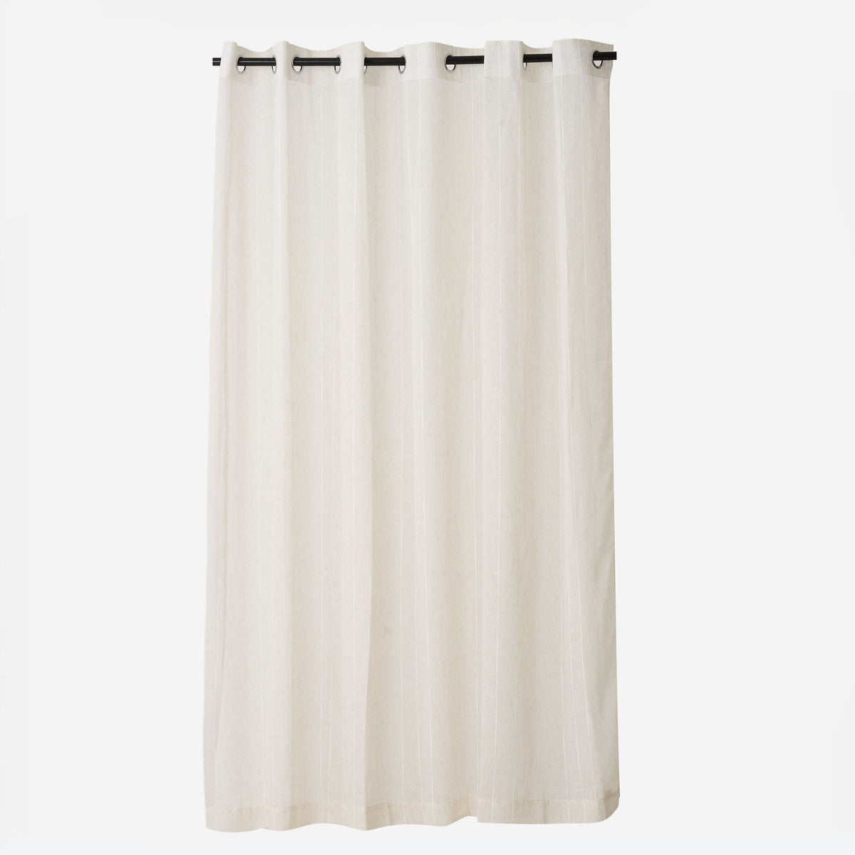 Skye Textured Weave Sheer Eyelet Curtain