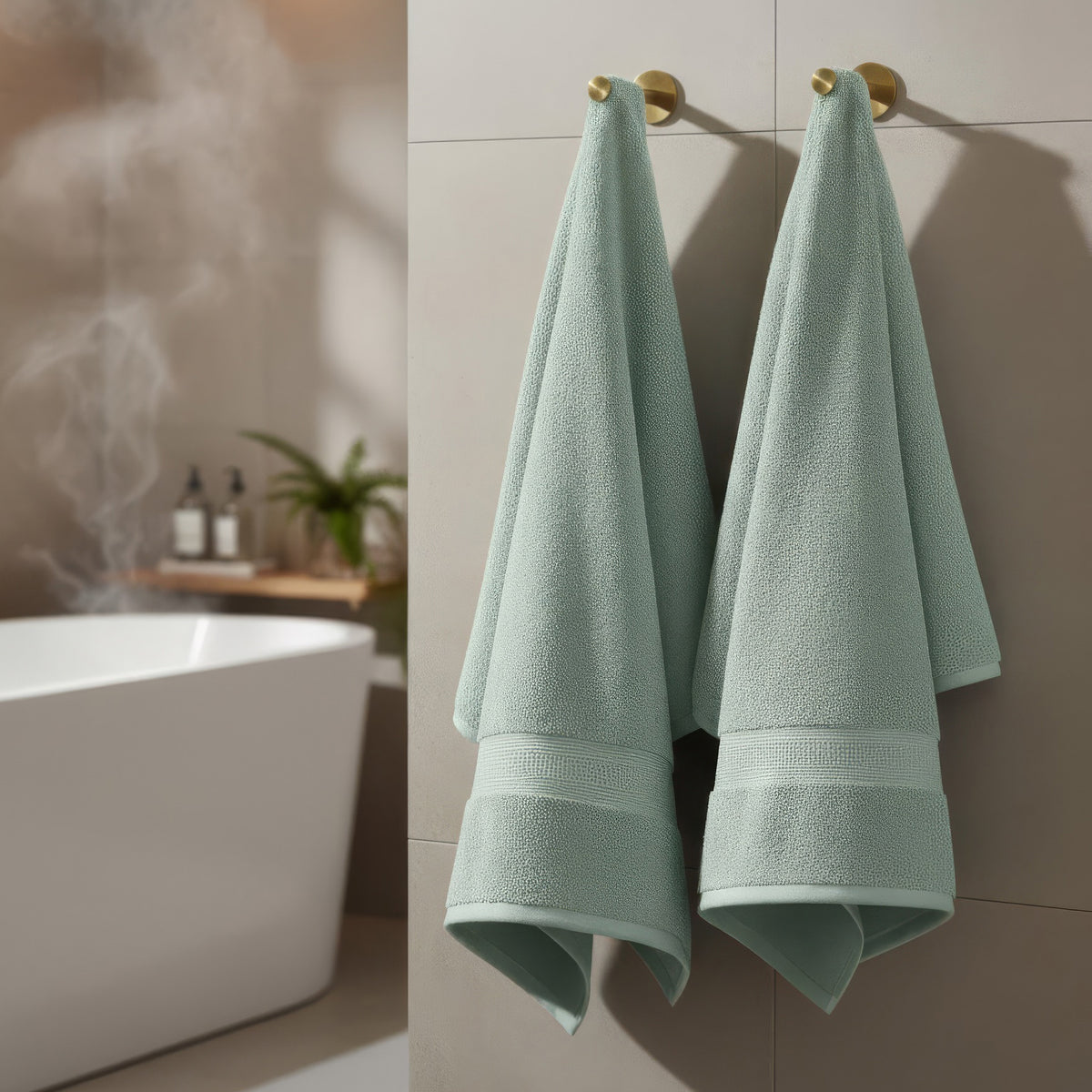600gsm Ultra Soft Zero Twist Cotton Towels