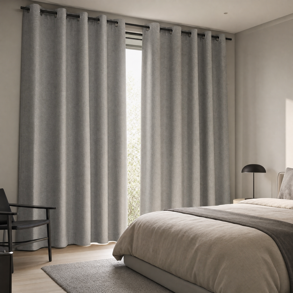 Brooklyn 100% Block Out Eyelet Curtain