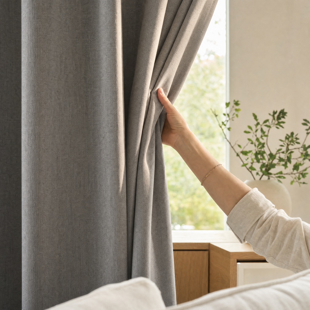 Brooklyn 100% Block Out Eyelet Curtain