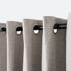 Sinclair 100% Block Out Eyelet Double Woven Curtain